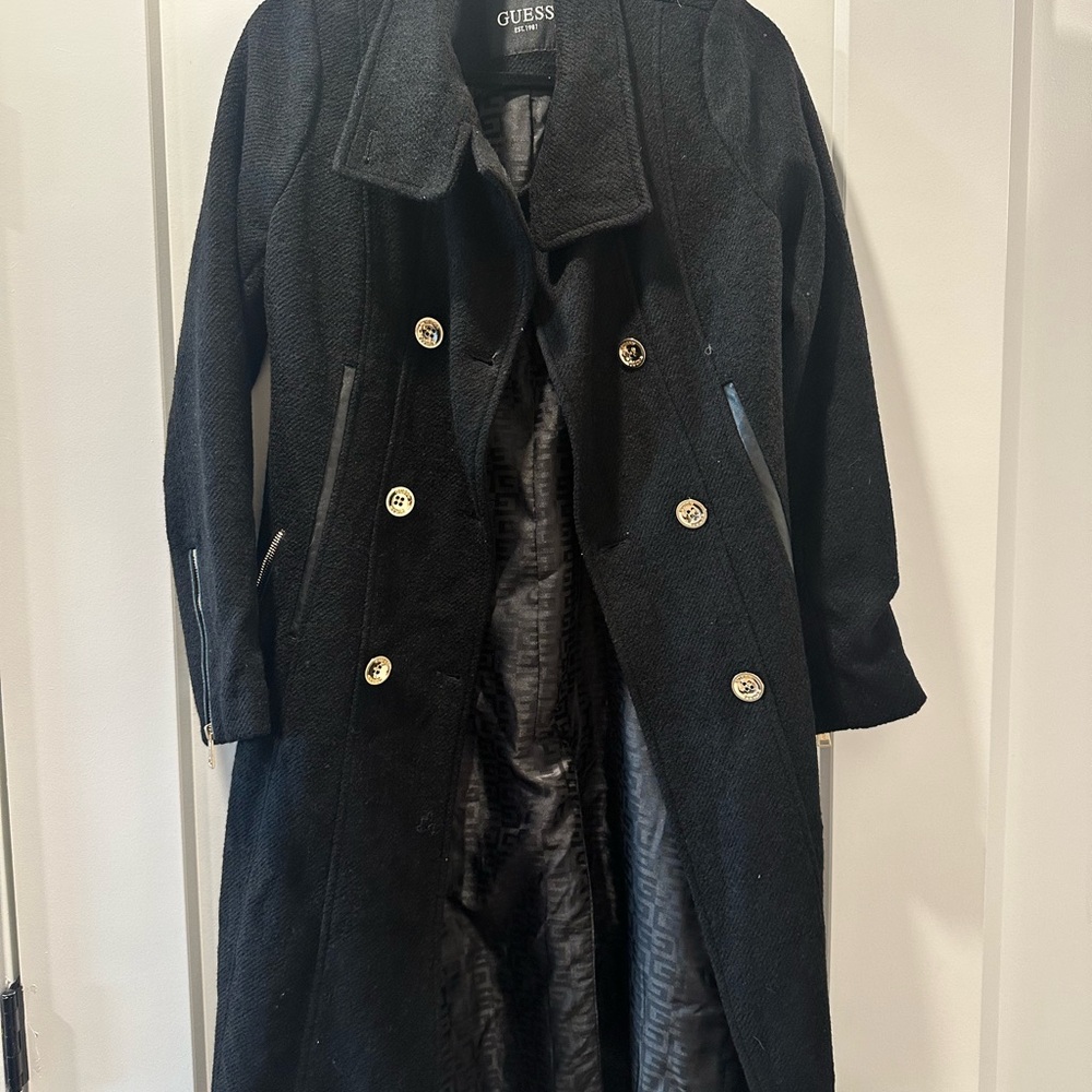 GUESS Women's Black Coat